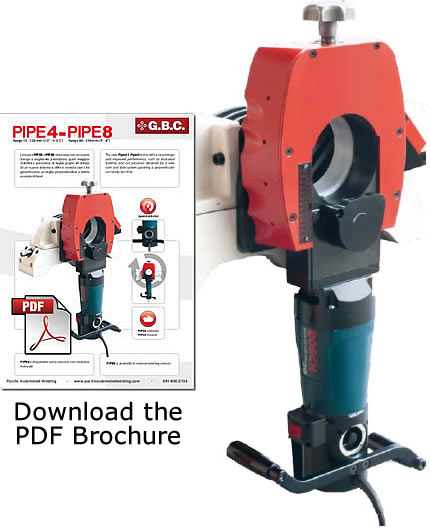 GBC Industrial Orbital 4-8 Cutting Machine Brochure